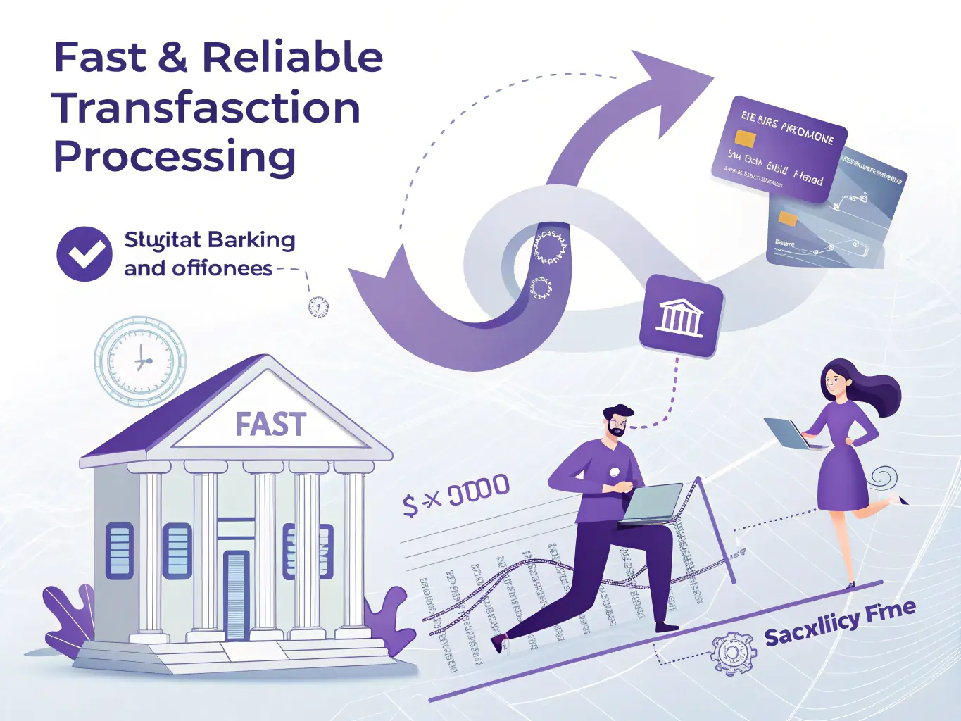 A high-speed data stream visualization, representing the fast and efficient processing of transactions through the Orbipay Payments Hub, highlighting speed and reliability.